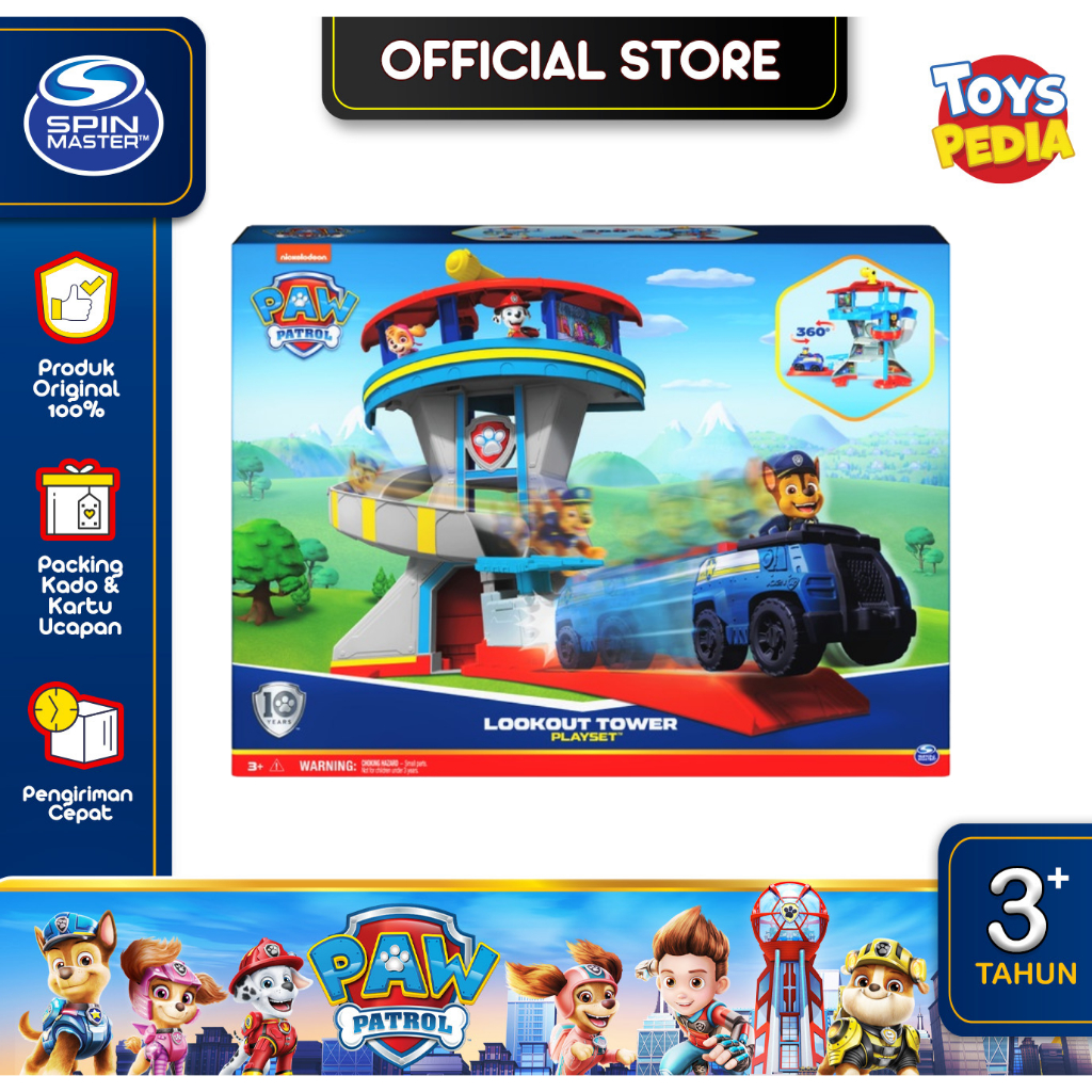 Mainan Paw Patrol Adventure Bay Tower