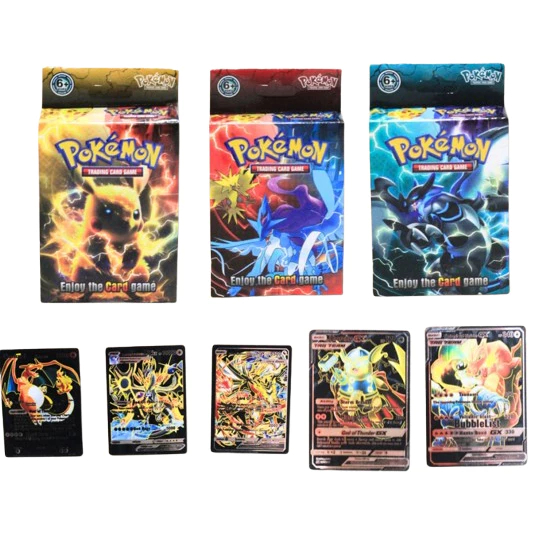 MAINAN ANAK POKEMON "24 PCS" 5 CARDS KARAKTER KARTU POKEMON "24 PCS" 5