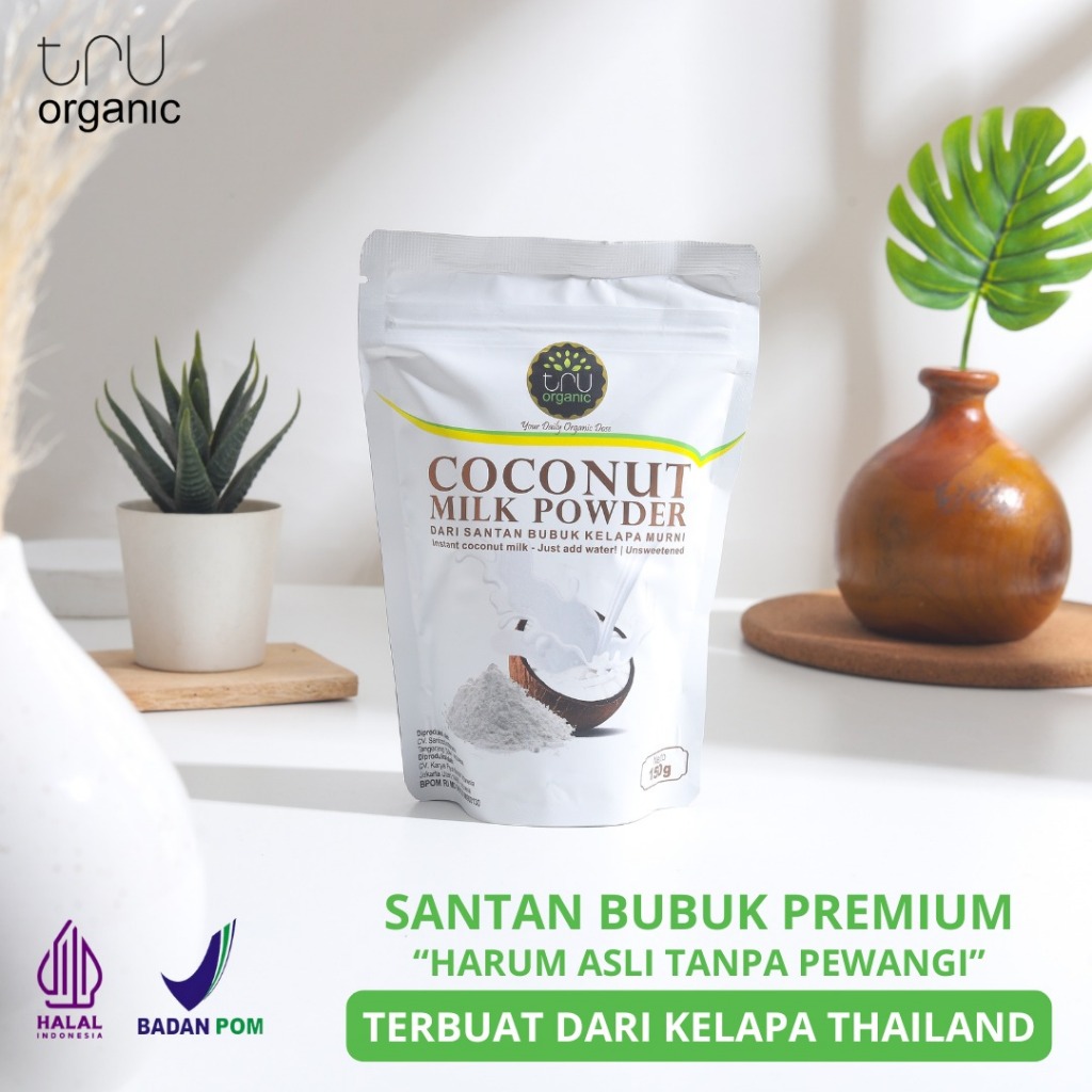 

TruOrganic Cococunt Milk Powder 150gr | Santan Bubuk Super Premium Kelapa Thailand (Original)