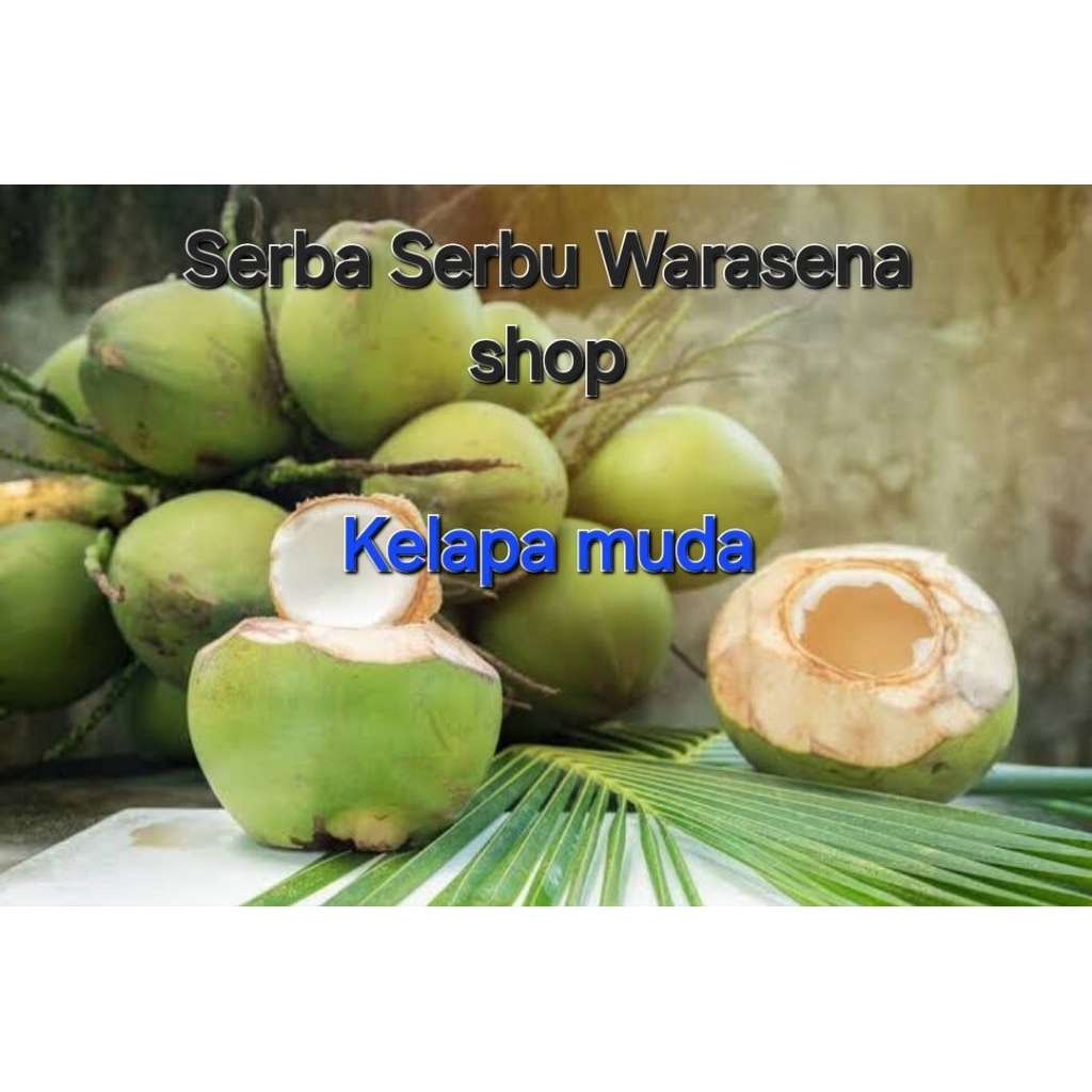 

Kelapa muda hijau/kelapa muda kuning harga per 1 buah