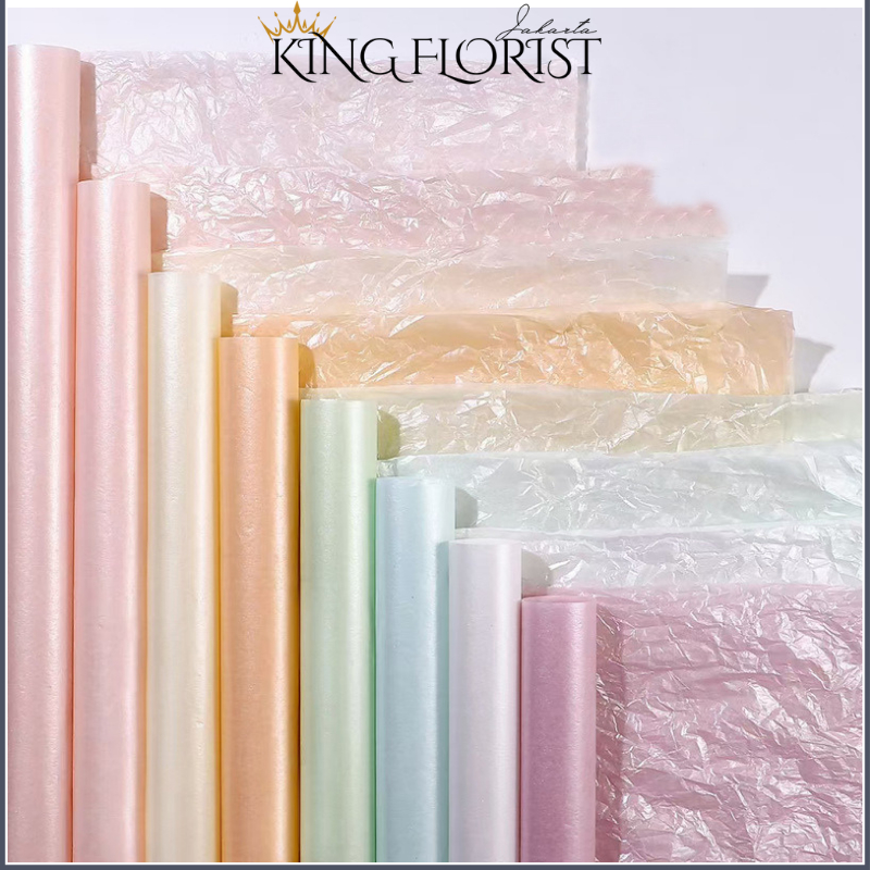 

20 LEMBAR Kertas pembungkus buket SYDNEY Pearl flower wrapping kertas Tissue 6255