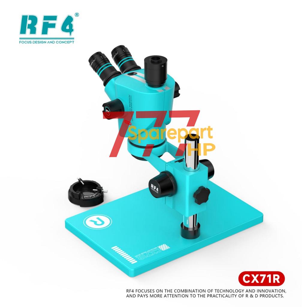 Mikroskop RF4 RF-CX71R 6.5-65X Ergonomic Design Trinocular Stereo Microscope with Big Aluminum Alloy