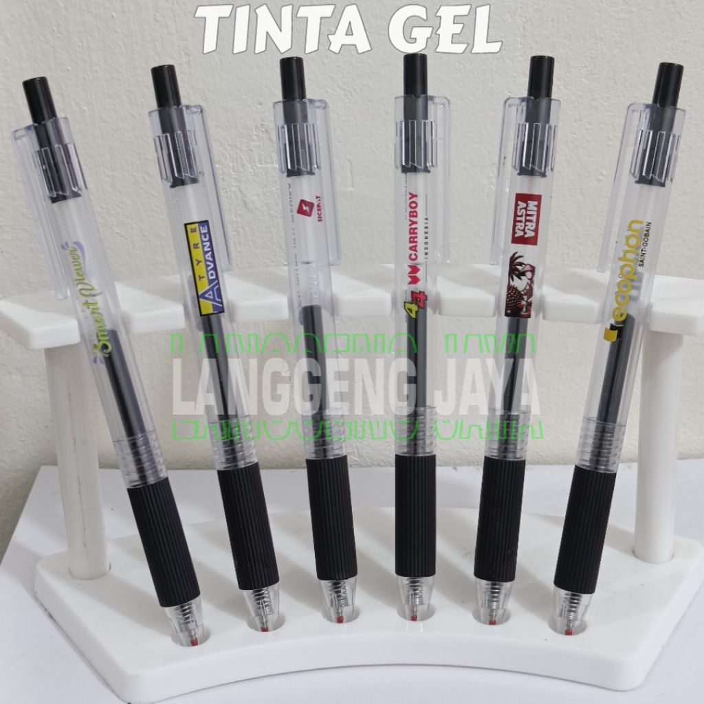 

Pena gel custom logo, pulpen cetak logo desain suka-suka