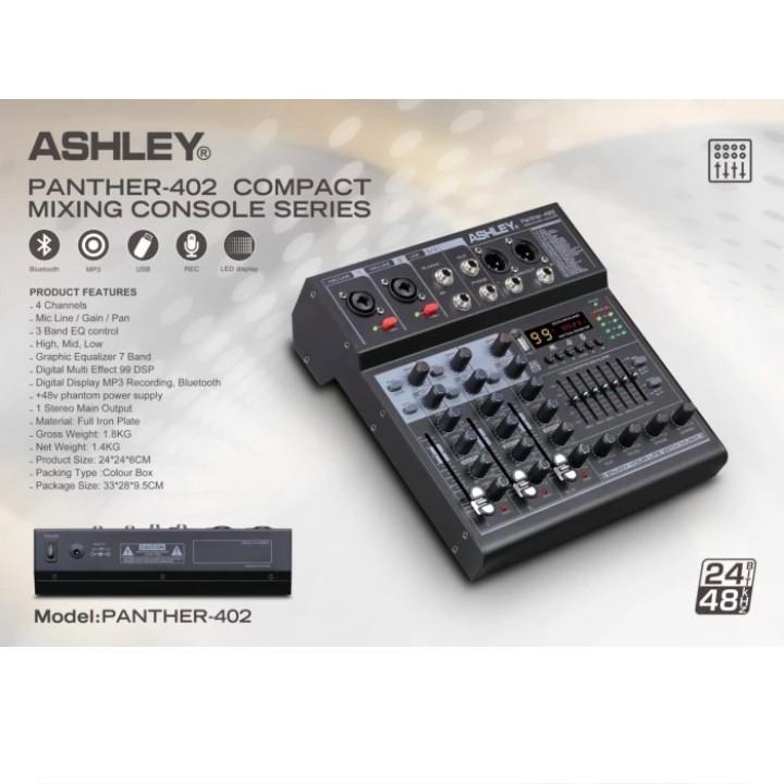 Mixer Audio 4 Channel Ashley Panther 402