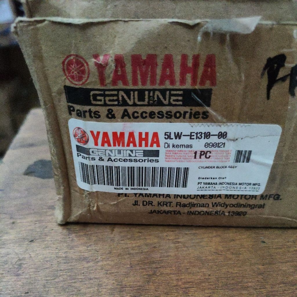 5LW E1310 00 BLOK + PISTON MIO ASLI YAMAHA