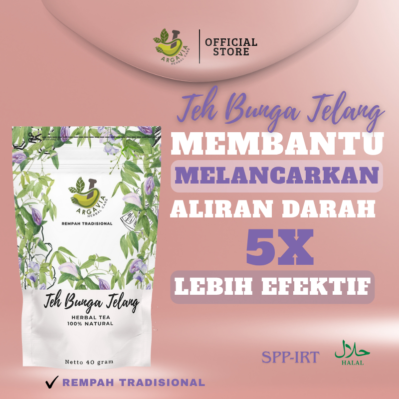 

Teh Bunga Telang Kering 50g | Sehat, Segar, Cantik Alami