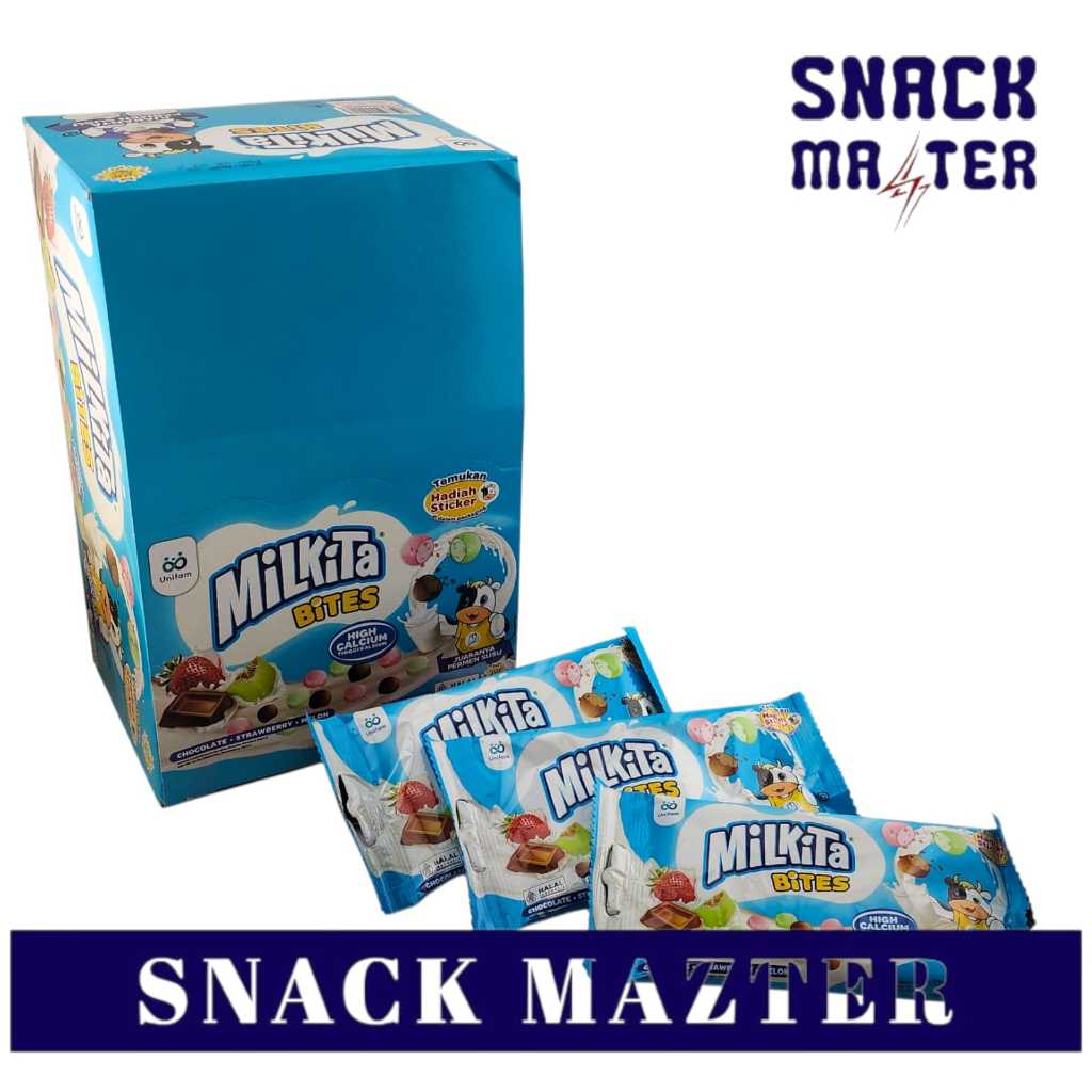 

Milkita BITES Assorted BOX-Netto 24Bks x 25.5gr