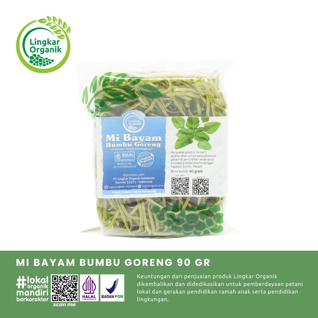 

MIE SAYUR GORENG RENDAH GLUTEN 90gr | LINGKAR ORGANIK