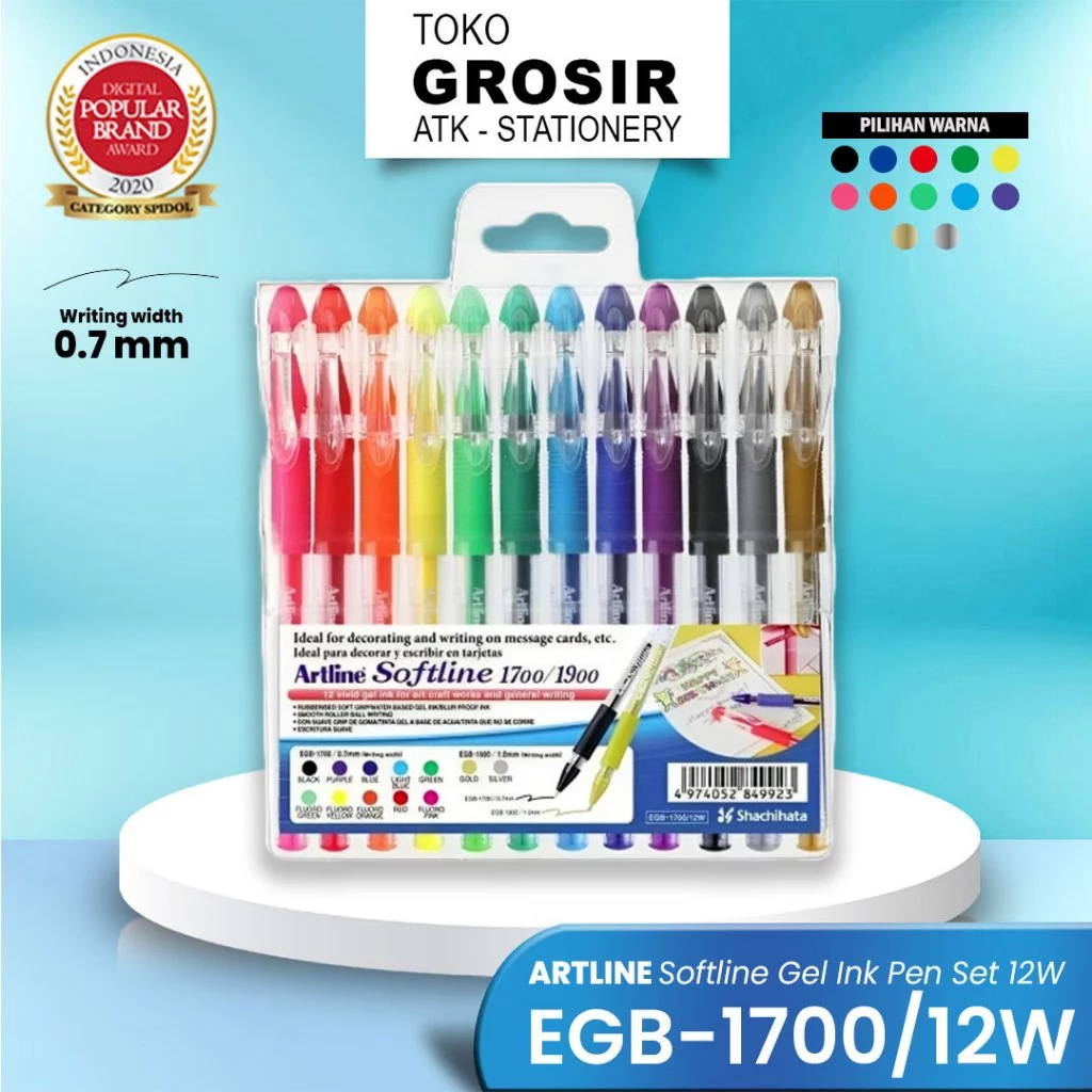 

Ballpoin Artline Softline (0.7 mm) Set 12 pcs EGB-1700/12W 2