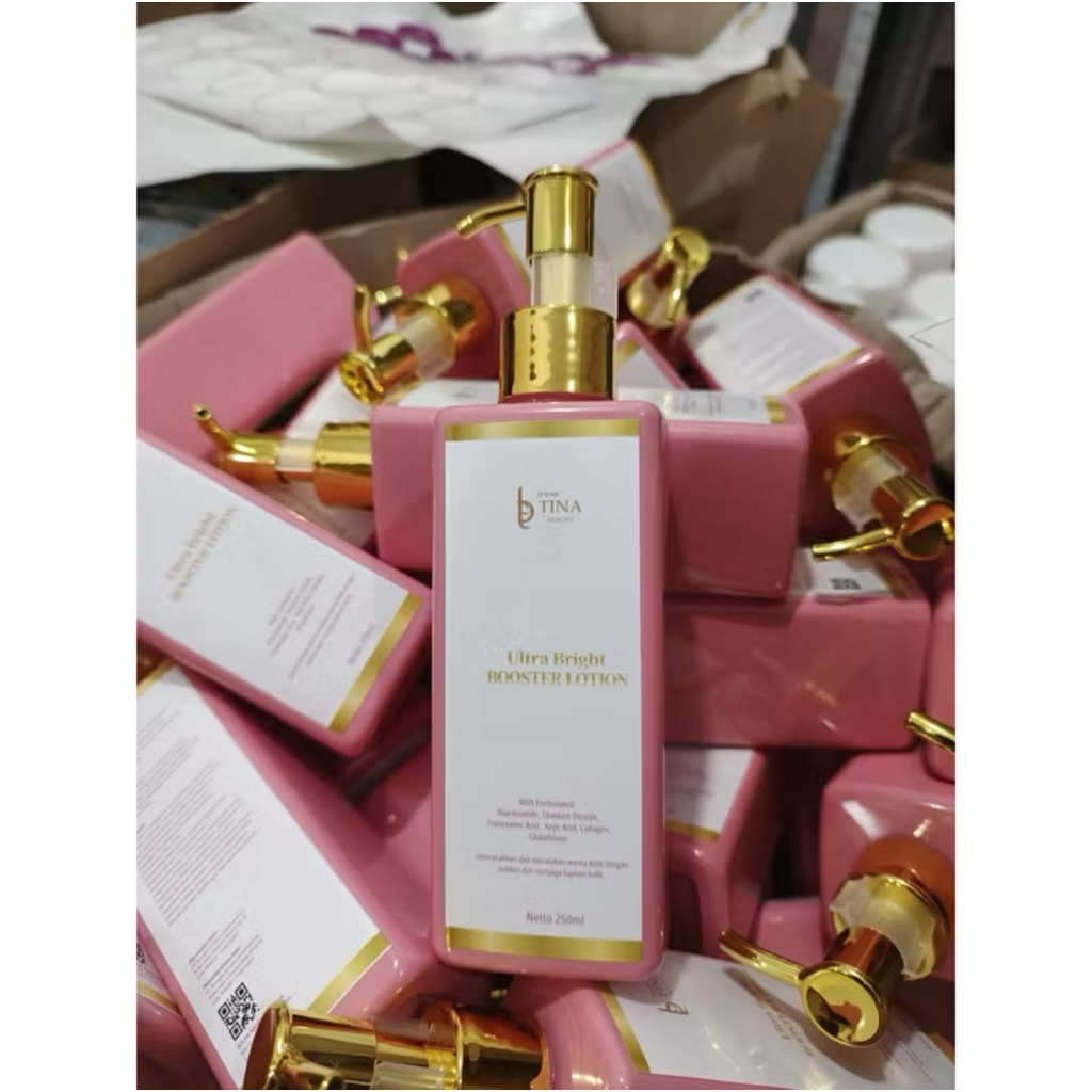 [LOTION DOSTING PINK]TINA BEAUTY ULTRA BRIGHT BOOSTER LOTION//LOTION DOSTING TINA BEAUTY BUDGET PELA