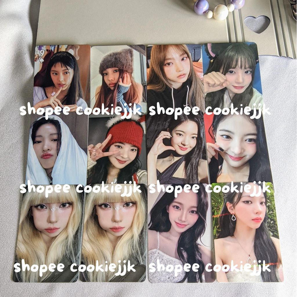 ready photocard official itzy aespa newjeans nmixx lia ryujin karina hyein haerin sullyoon chesire m