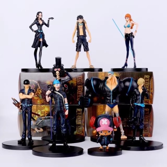 Action Figure Miniatur Pajangan ONE PIECE GLM GOLD MOVIE Set Isi 9