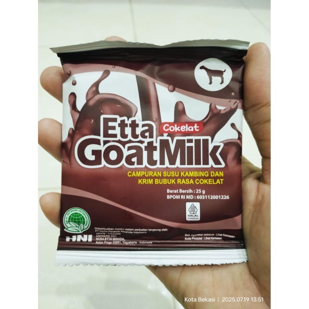 

Etta Goat Milk HNI Rasa Coklat secara eceran