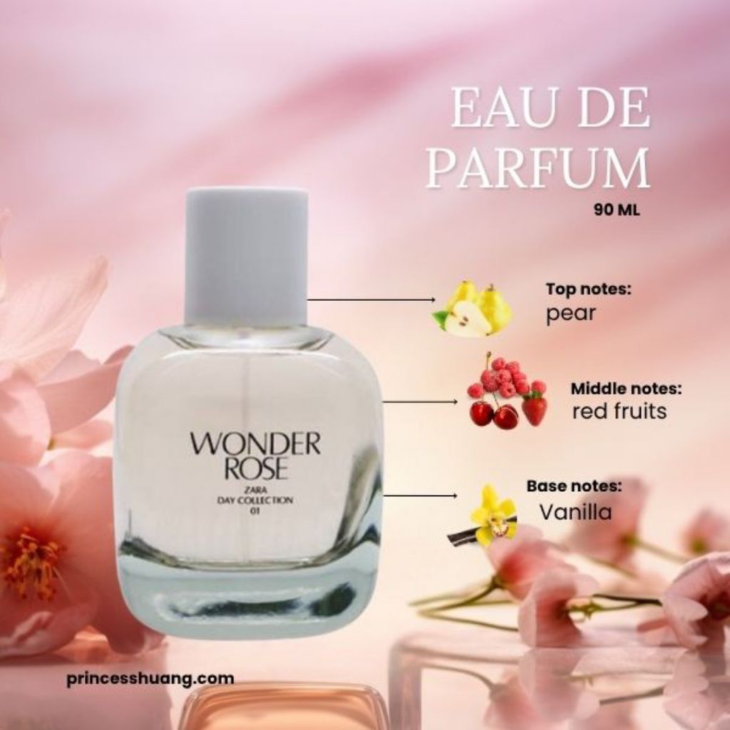 [Zara] Parfum Overdose - Parfum Zara Original | Parfum Zara Wonder Rose EDP 90ml | Parfum Original [
