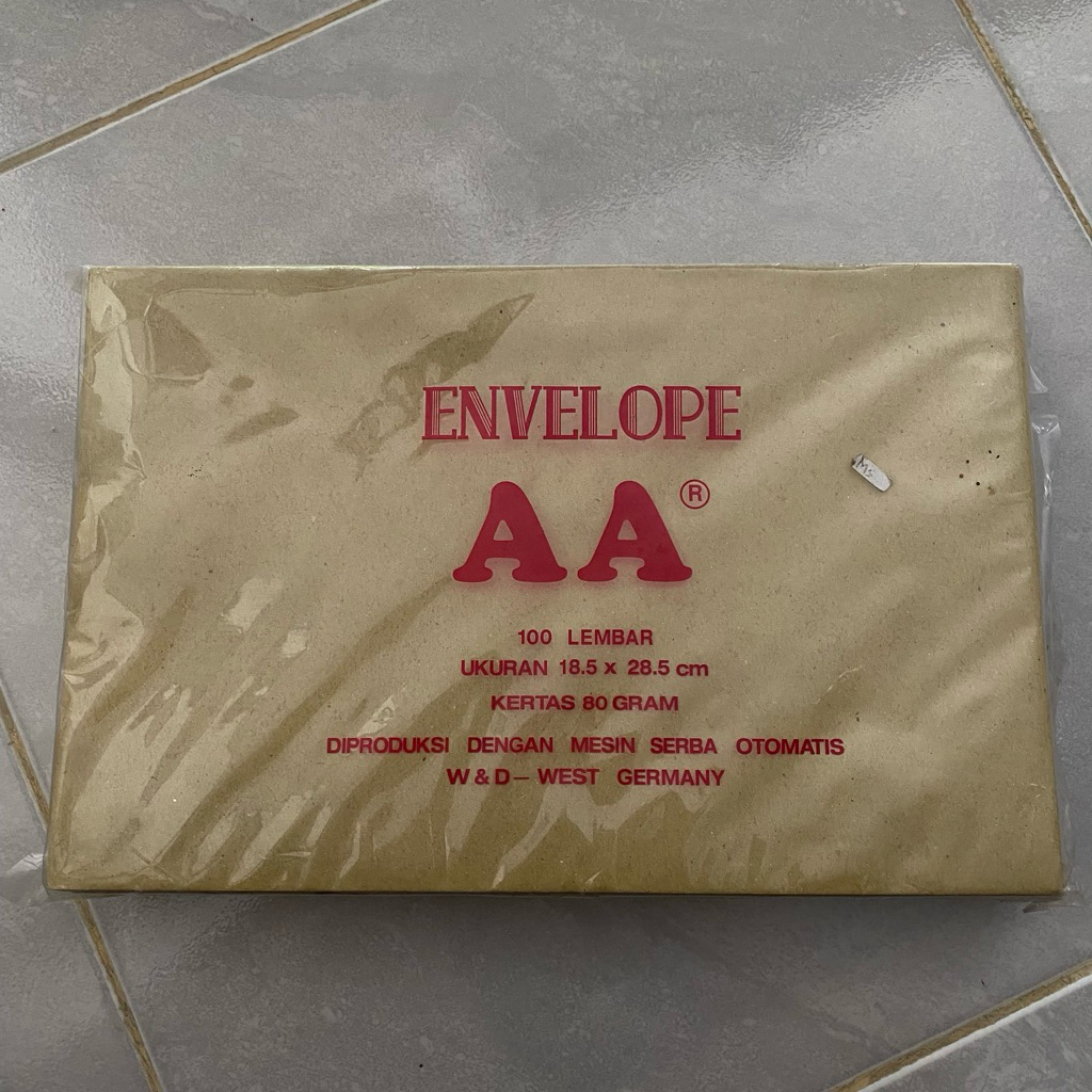 

Amplop Coklat AA Kesing Kwarto A4 10 pcs