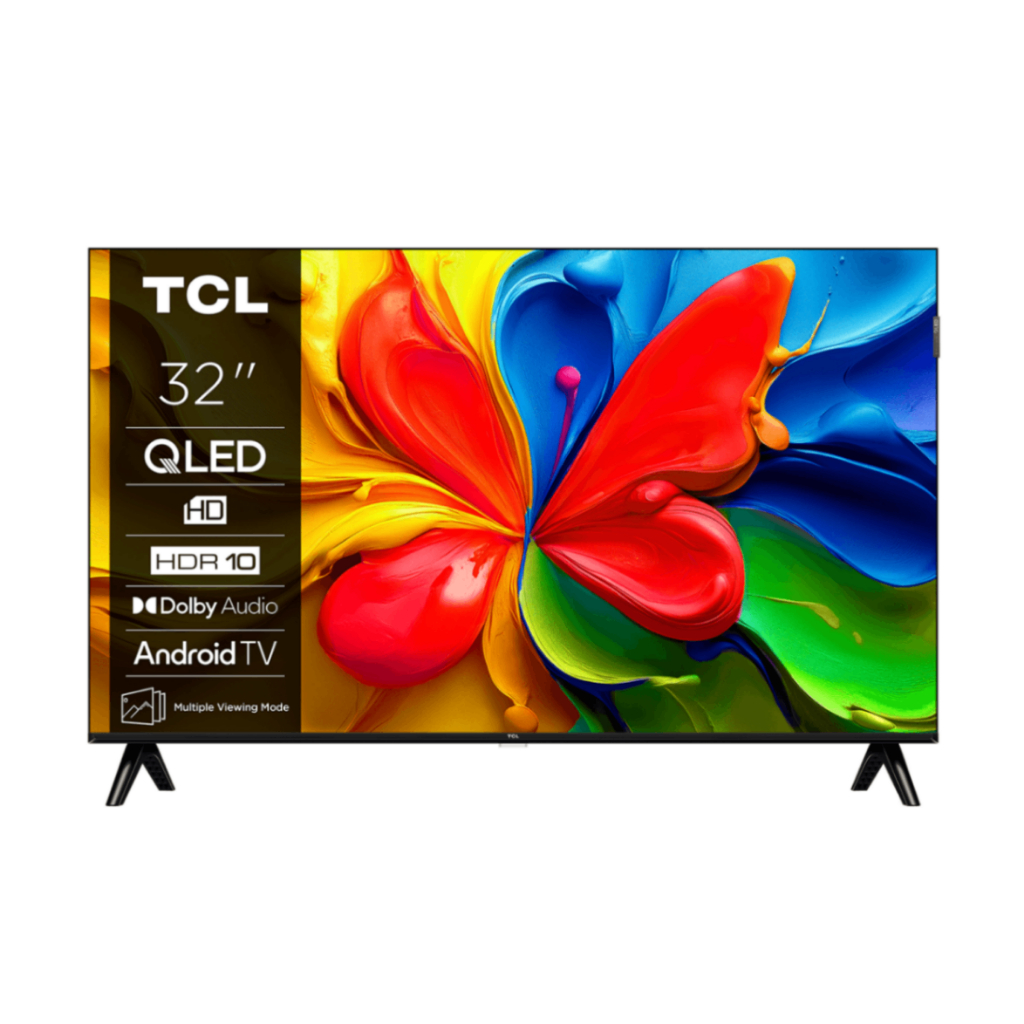 TCL Smart Google TV QLED 32 S4K FHD HDR10 WiFi USB HDMI Digital DVB-T2 Dolby