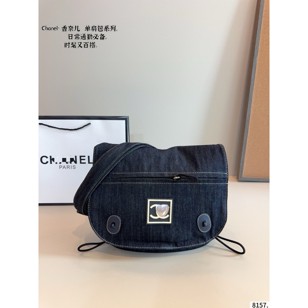Pre Order Tas Tote dan Slempang wanita bahan denim ukuran besar - model kasual mewah cocok untuk gay