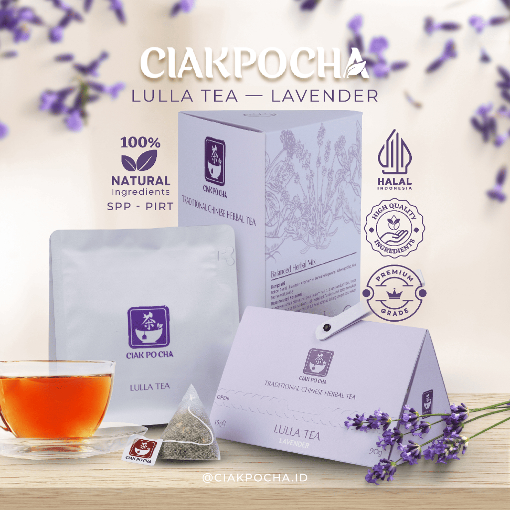 

Ciak Po - CiakpoCha Lulla Tea Membantu Tidur Lebih Nyenyak