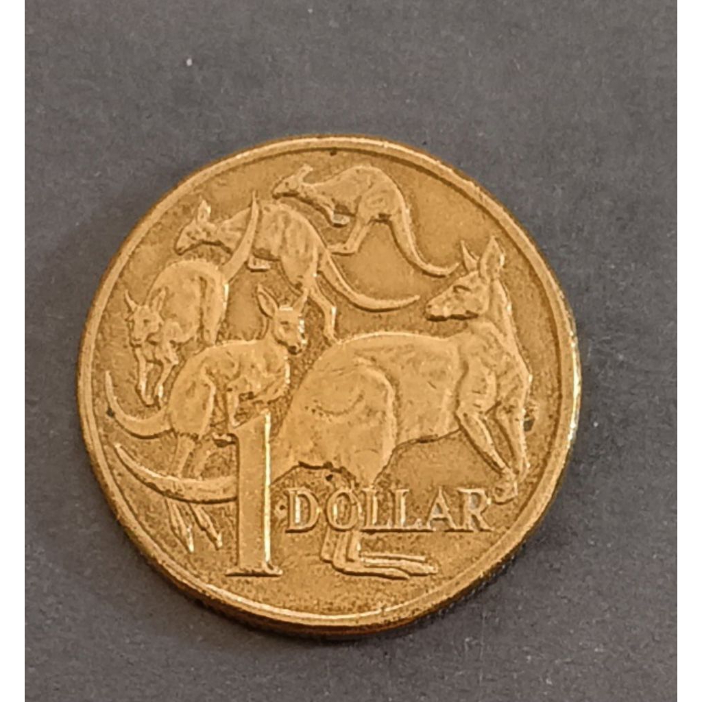 koin Australia 1 dollar (Elizabeth 2) tahun 2006..