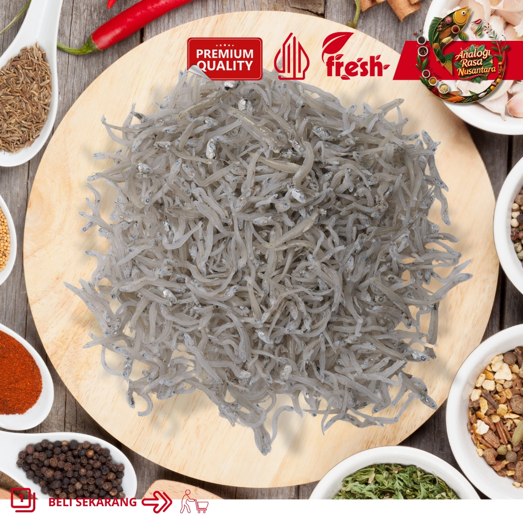 

Teri Halus Premium 250gr - 1000gr | ikan laut