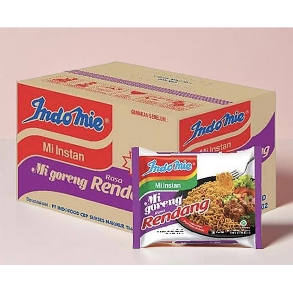 

1 Dus isi 40 INDOMIE MI INSTAN GORENG RENDANG 91 gram