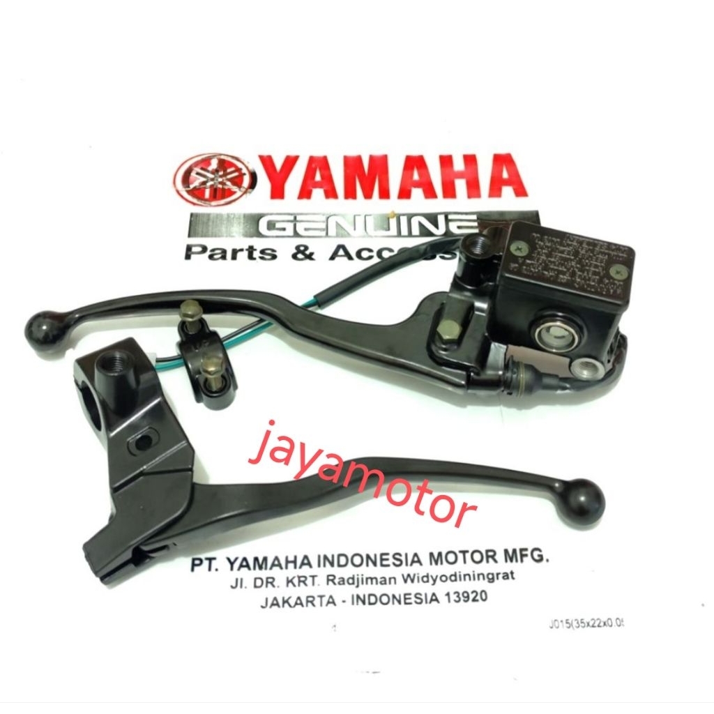 dudukan handle+handel kopling+master rem set depan yamaha R15 V3,R15 v2,Vixion,Scorpio,xabre