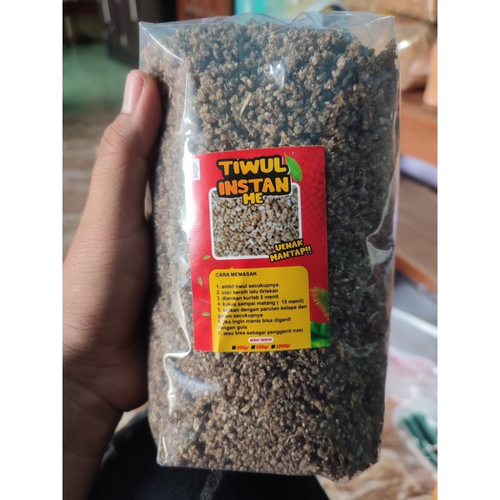 

Tiwul instan remu 500 gram enak dari kota trenggalek