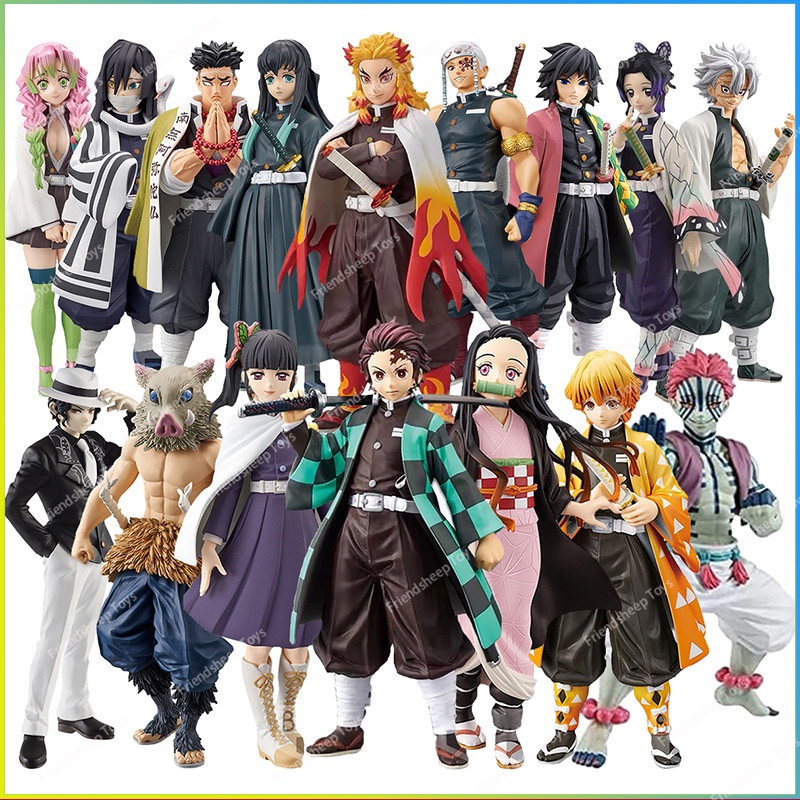 Figure Tanjiro Kamado Kyojuro Rengoku Demon Slayer Vibration Stars Action Figure Anime