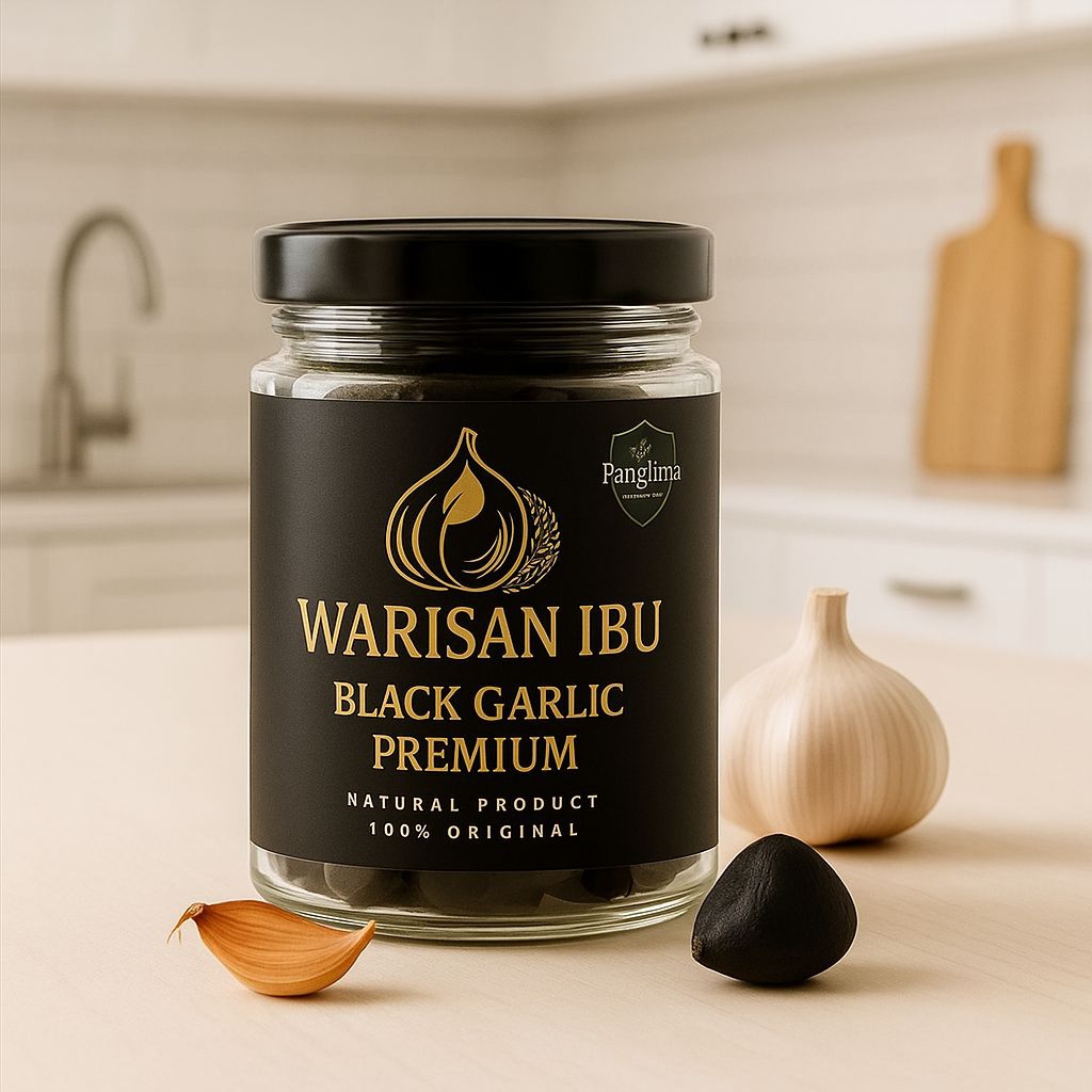 

Black garlic premium 100gram, Bawang hitam kualias premium