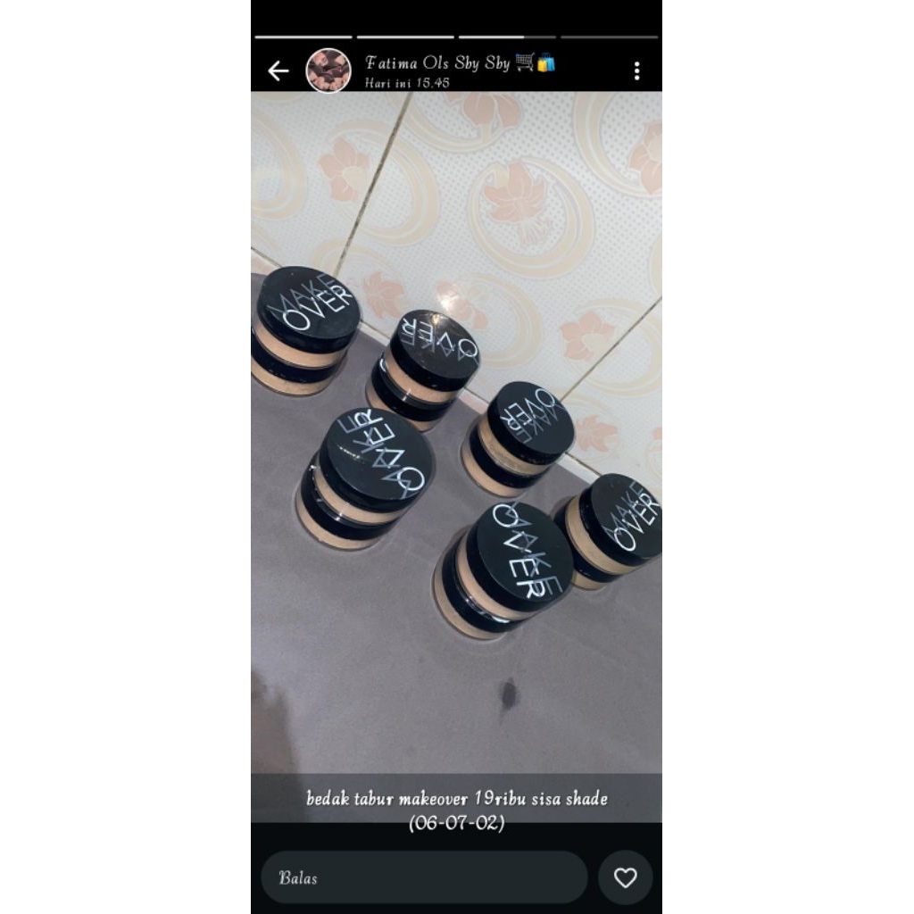 BEDAK TABUR MAKE OVER