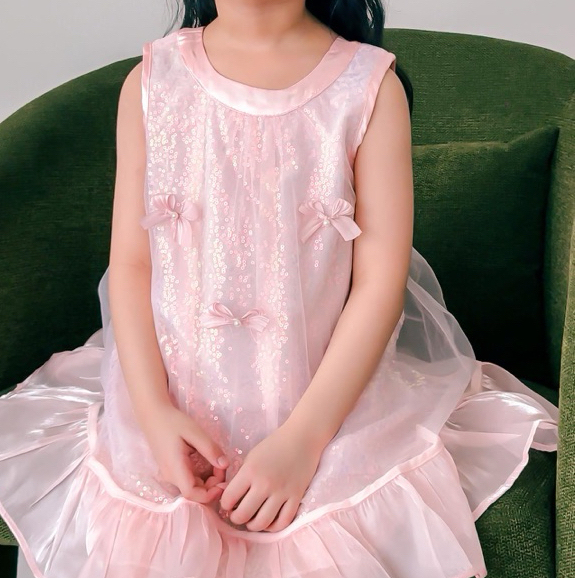 LILY PETALS - PINK BLINK DRESS  | DRESS ANAK WANITA | DRESS PESTA ANAK/25A