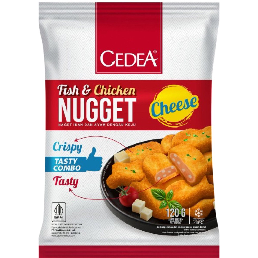 

Cedea Nuget Fish and Chicken Cheese 120gr