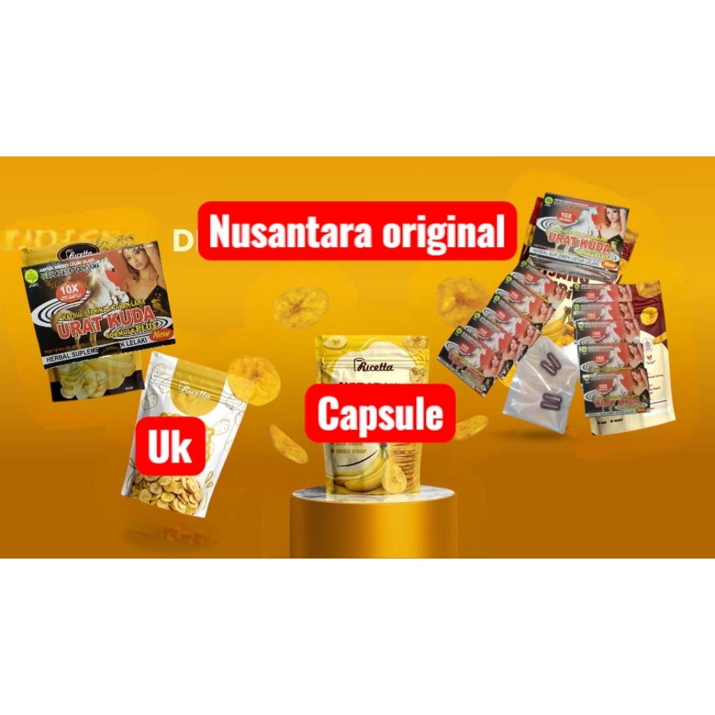 

makanan ringan Nusantara original mix horse capsule