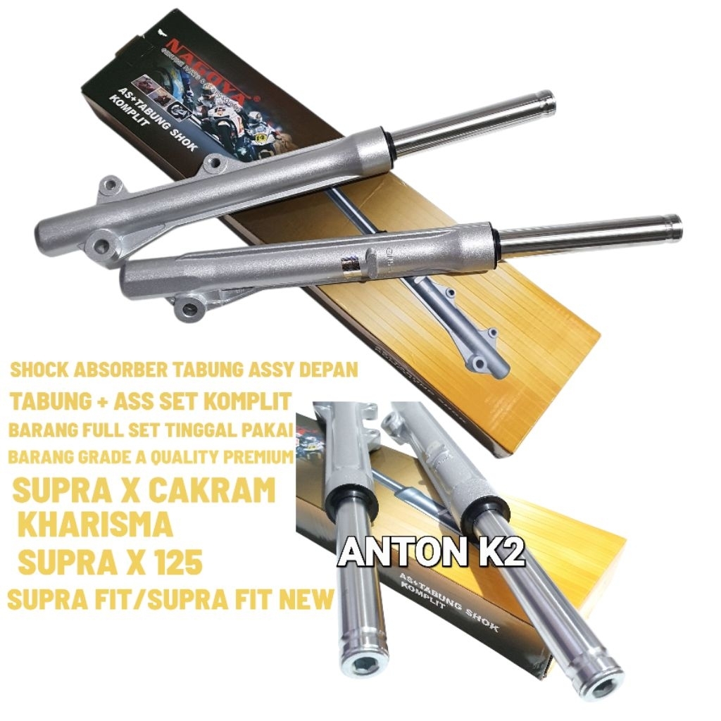 SHOCK DEPAN/ASS SHOCK TABUNG DEPAN ORI STANDAR MOTOR SUPRA X/SUPRA X 125/SUPRA FIT NEW/KHARISMA/X
