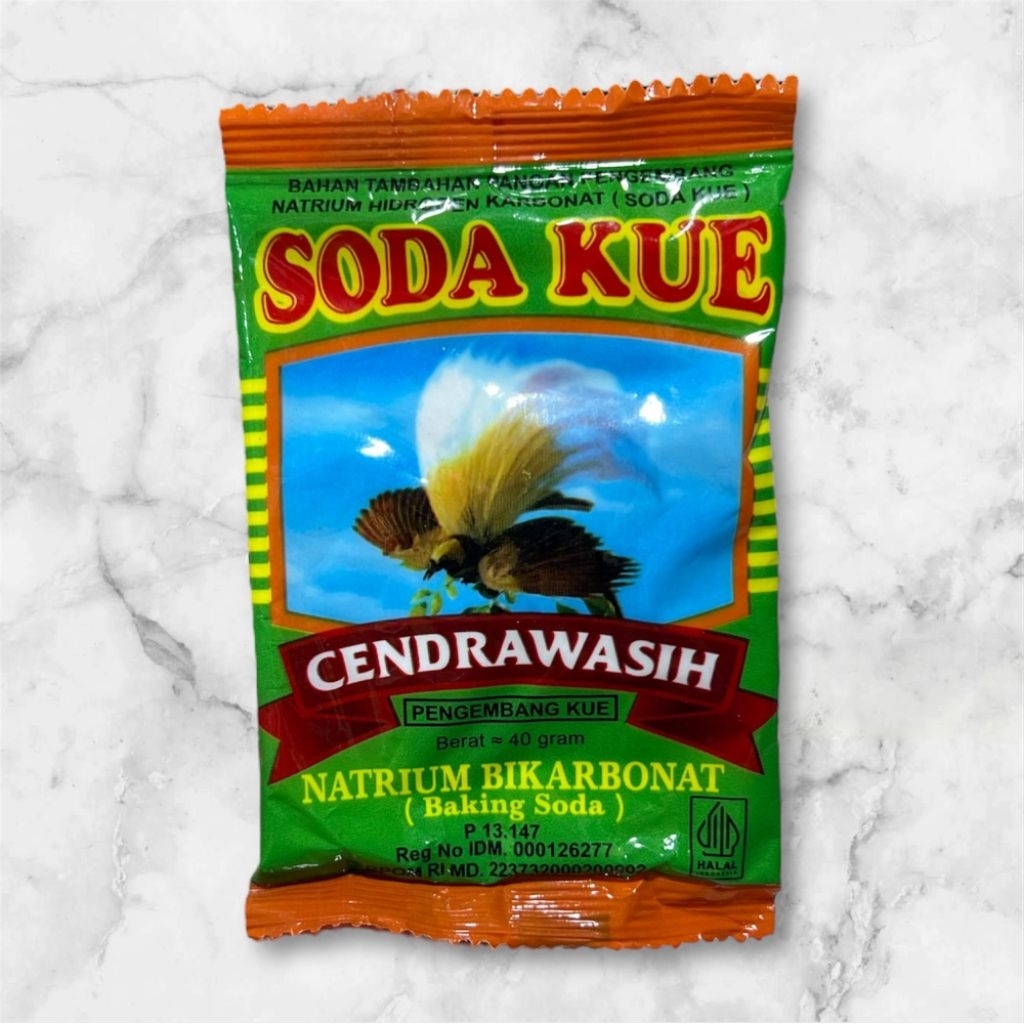 

Soda Kue Cendrawasih / Baking Soda / Pengembang Kue 40 gram