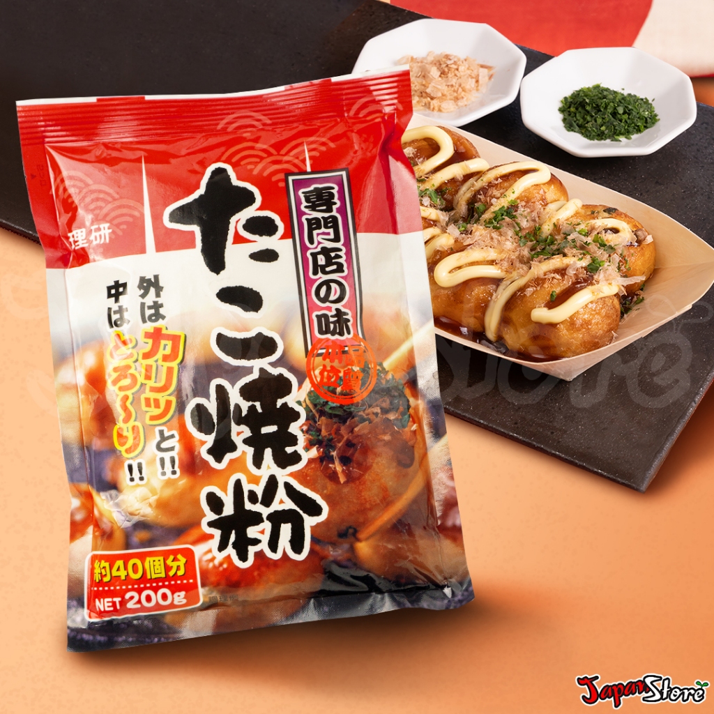 

Riken Nosan Tepung Takoyaki [PREMIKS INSTANT] 200g