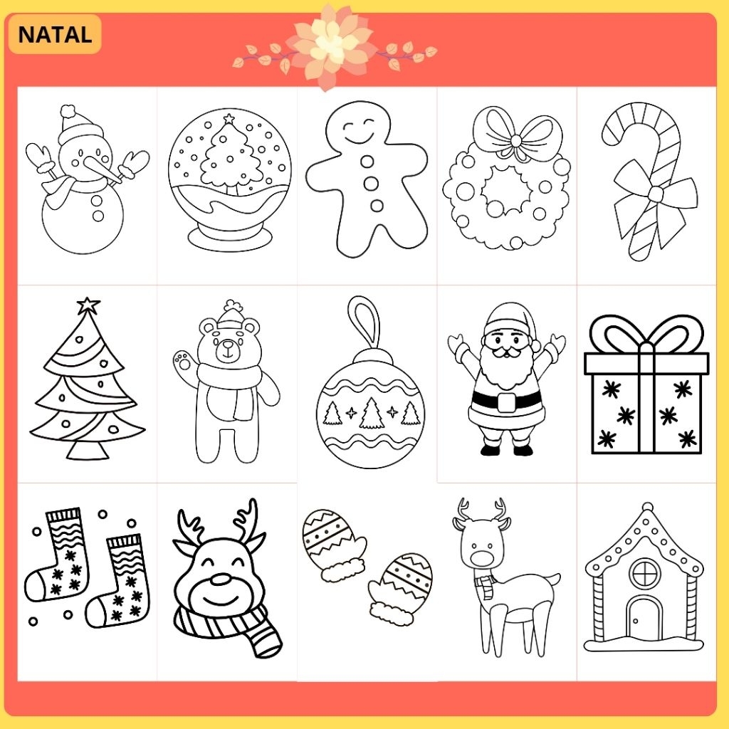

Kertas Mewarnai A5 - Tema Natal