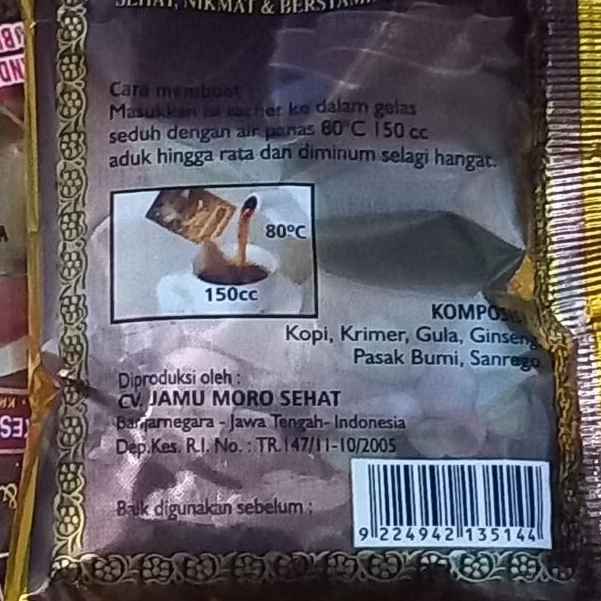 

Kemasan Shaset warna emas isi 10 lembar barang ker Kualitas