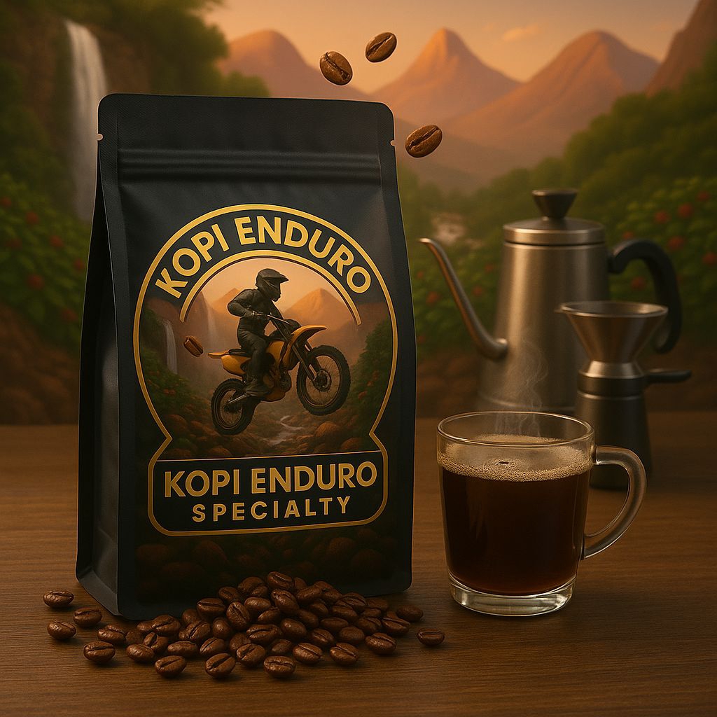 

Enduro Kopi Specialty Grade Natural Process (Dry Process) Bubuk Kopi & Biji Sangrai Roasted Beans 100% Arabika Lokal Fresh Roasting.