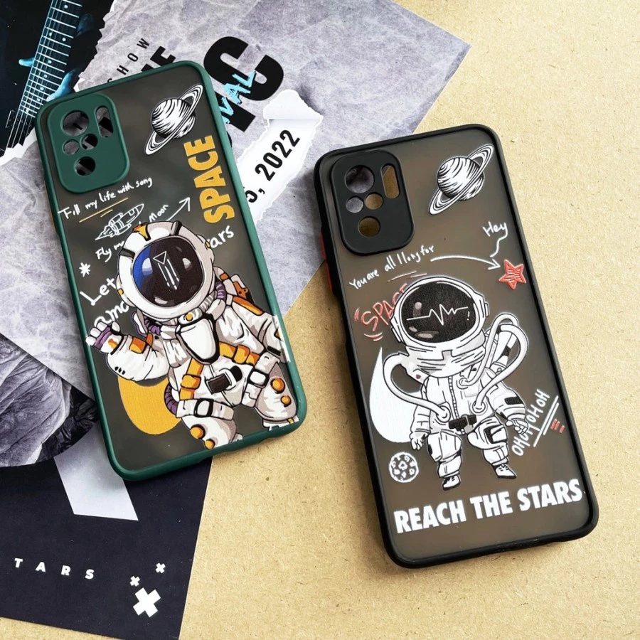 Casing HP Realme NARZO 50A 5 5I C3 C11 2020 C21Y C25Y Hard Case Nasa Space Lens Protection 3D Camera