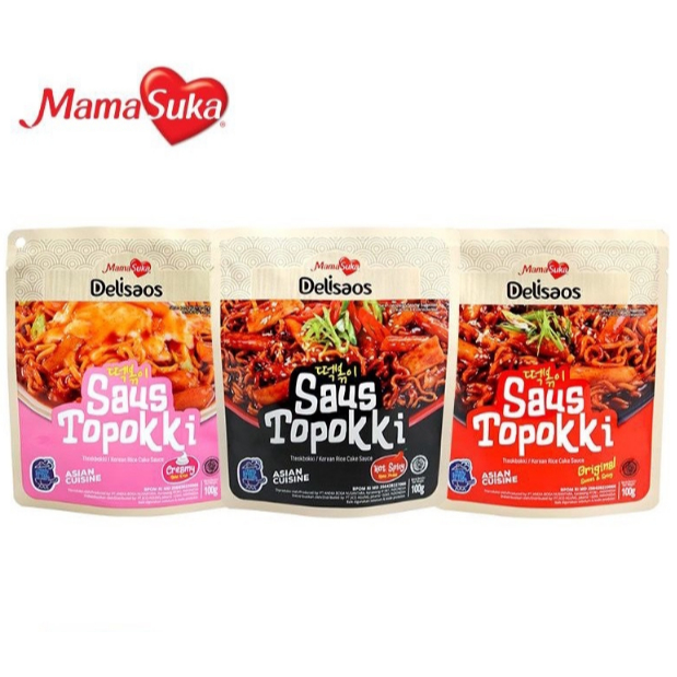 

Mamasuka Delisaos Saus Toppokki 100gr