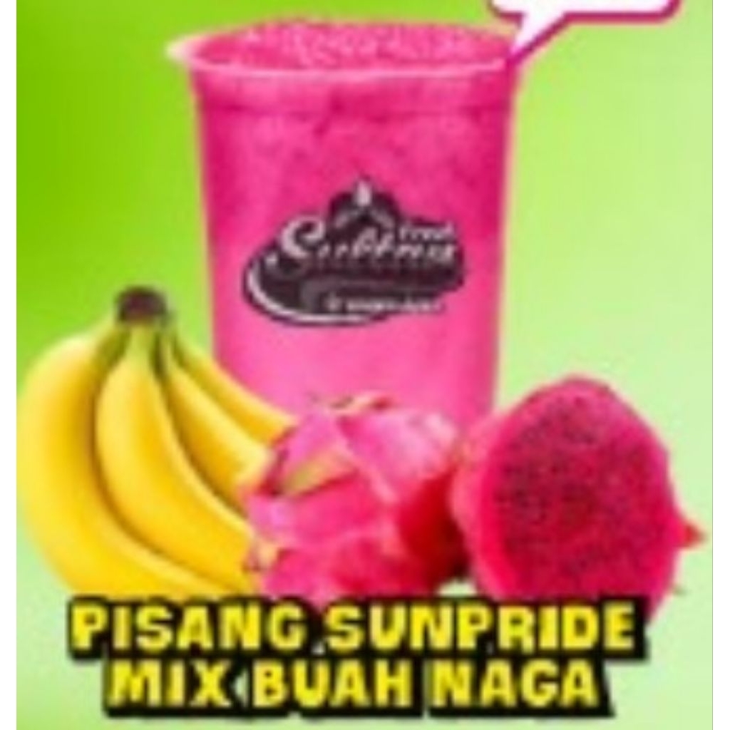 

Juice Buah Naga mix pisang Sunpride