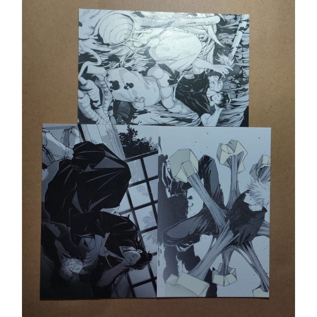 

glow in the dark postcard jjk