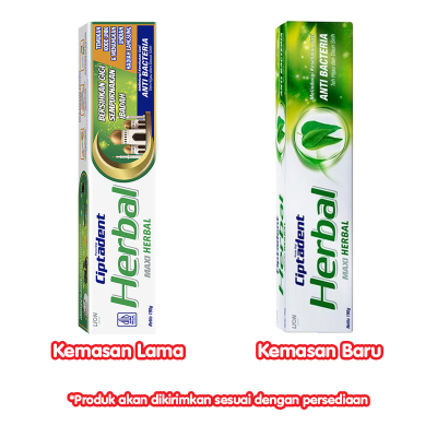 Ciptadent Herbal 190Gr Anti Bacteria Toothpaste Formula Ciptadent Pasta Gigi Herbal 190 g
