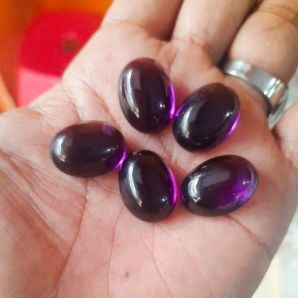 Batu Akik Lepasan Kecubung Ungu Wulung Brazil Jumbo Top HQ Terbaik