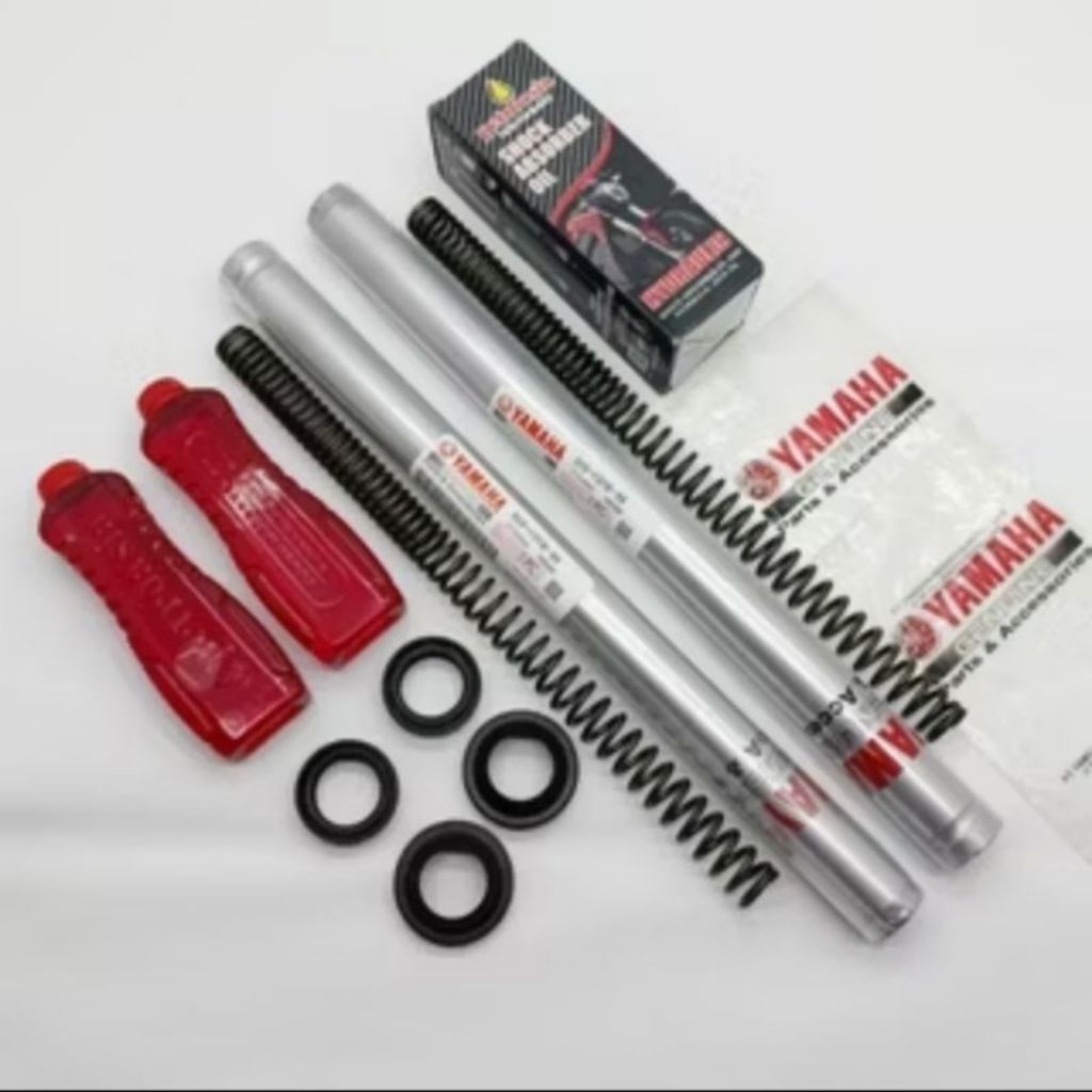 paket lengkap as shock depan Mio sporty , Mio smile, Mio karbu as shock shock depan Mio asli 5TL