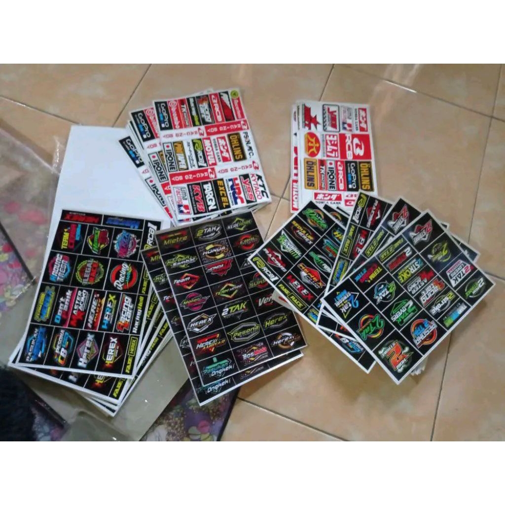 

Stiker pack racing