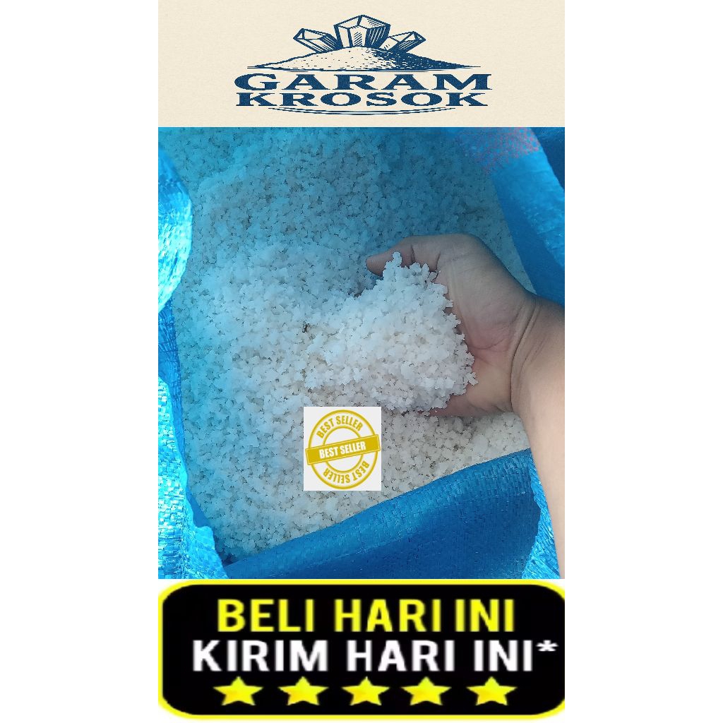 

Garam Krosok Kualitas Super Garam kasar garam kristal non yodium asli