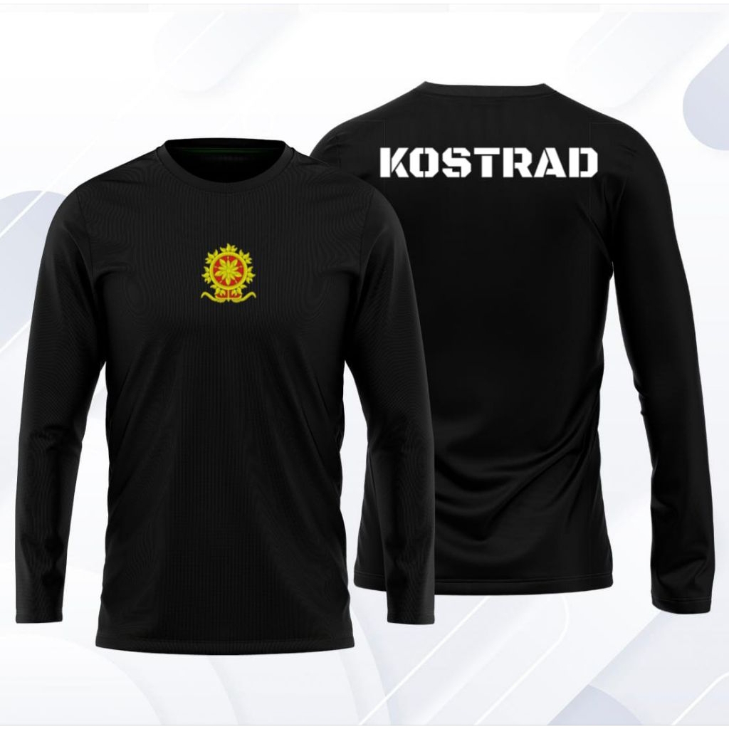 kaos dryfit brazil kostrad lengan panjang/kaos outdor kostrad
