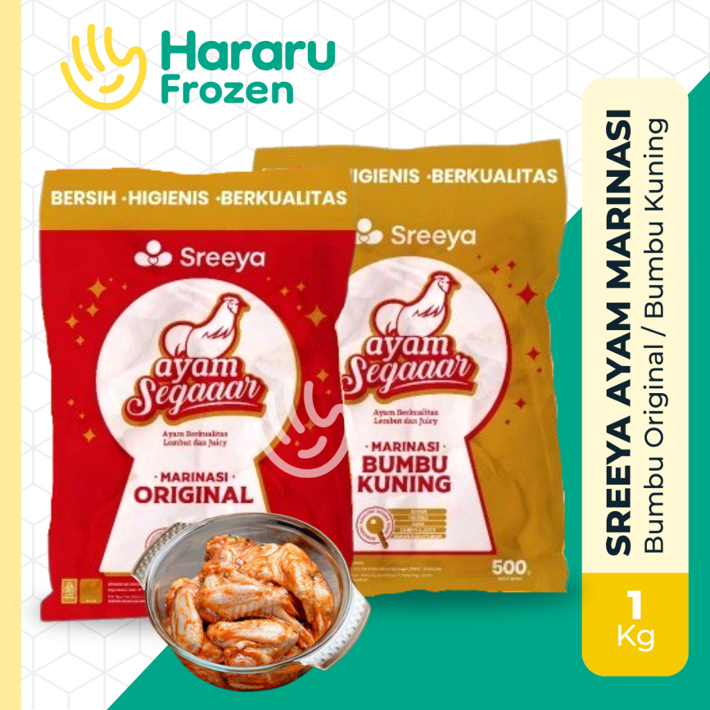 

SREEYA Ayam Marinasi | Ayam Segar Berbumbu 1Kg